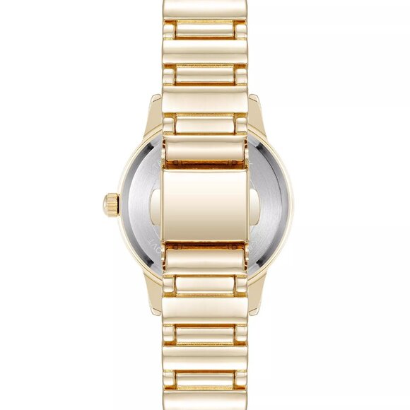 Anne Klein Women's Quartz Signature Round Roman Gold-Tone Alloy Metal Watch - Picture 2 of 3